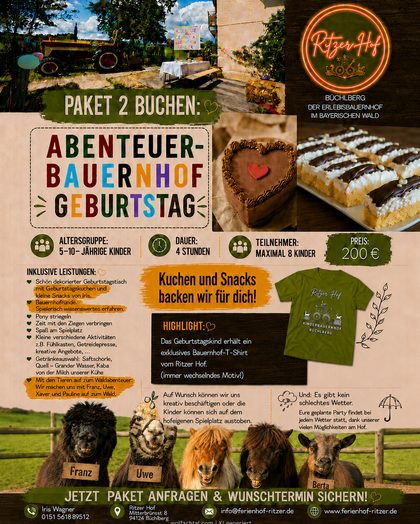 Paket 2 – Abenteuer-Bauernhof